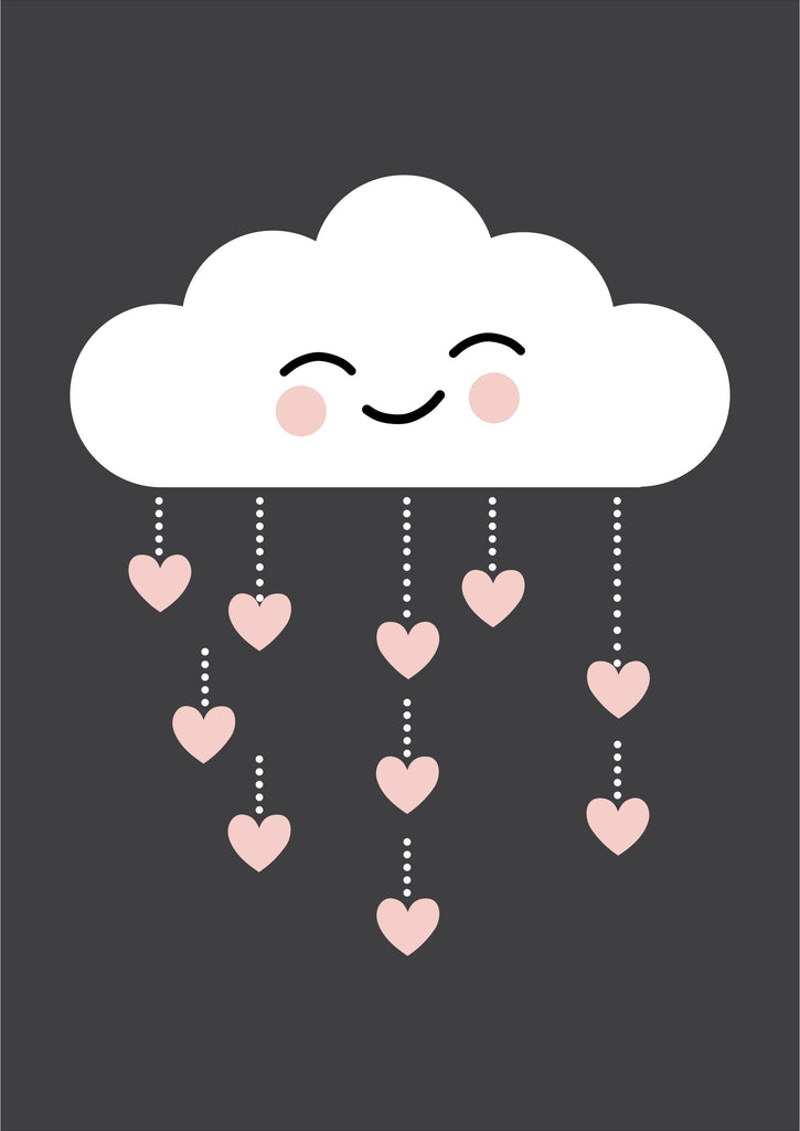 Smiling Rain Cloud - Canvas Print