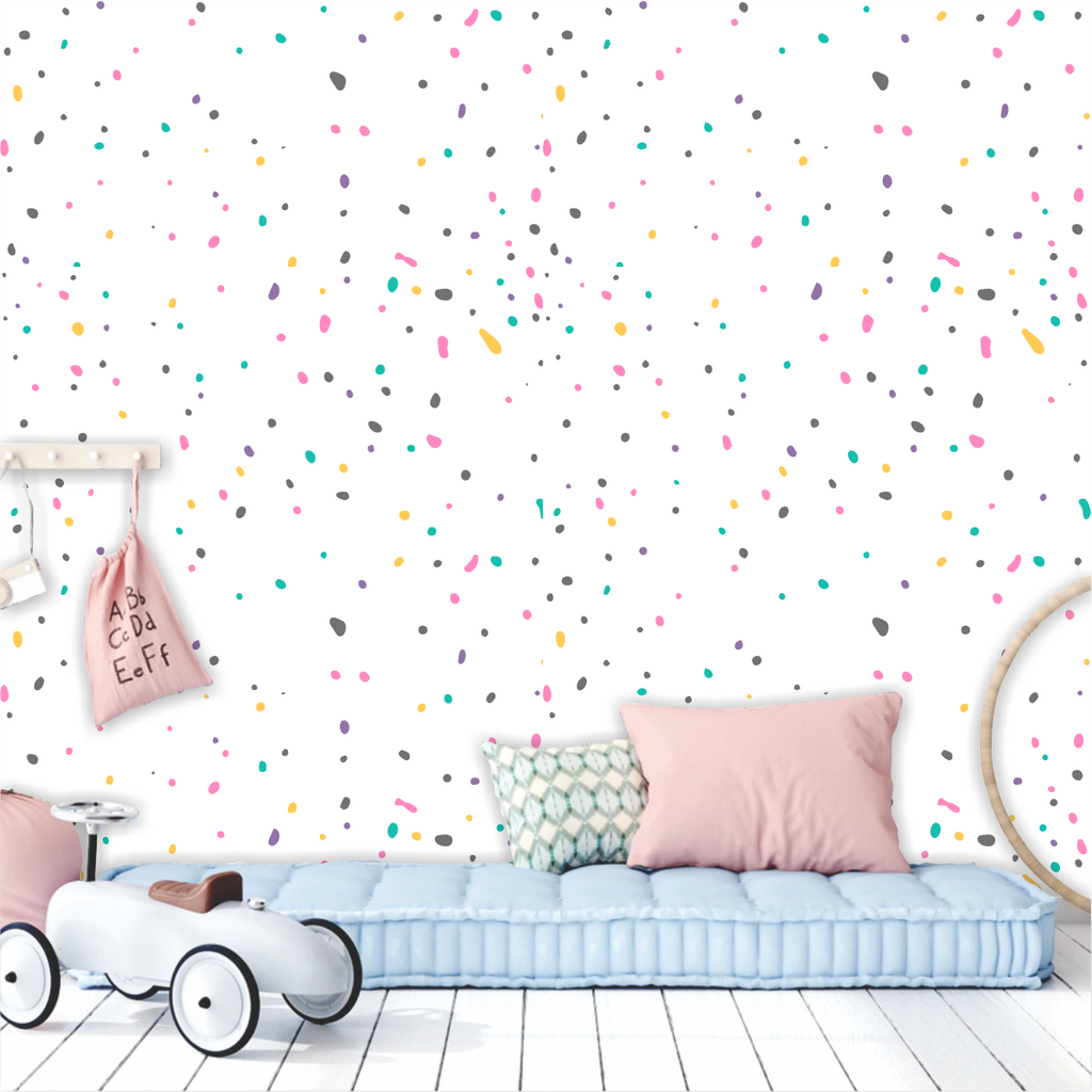 Smudge Dots Wallpaper-Wallpaper-Ma Petite