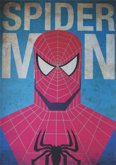 Spiderman Wall Art Print-Posters, Prints, & Visual Artwork-Ma Petite