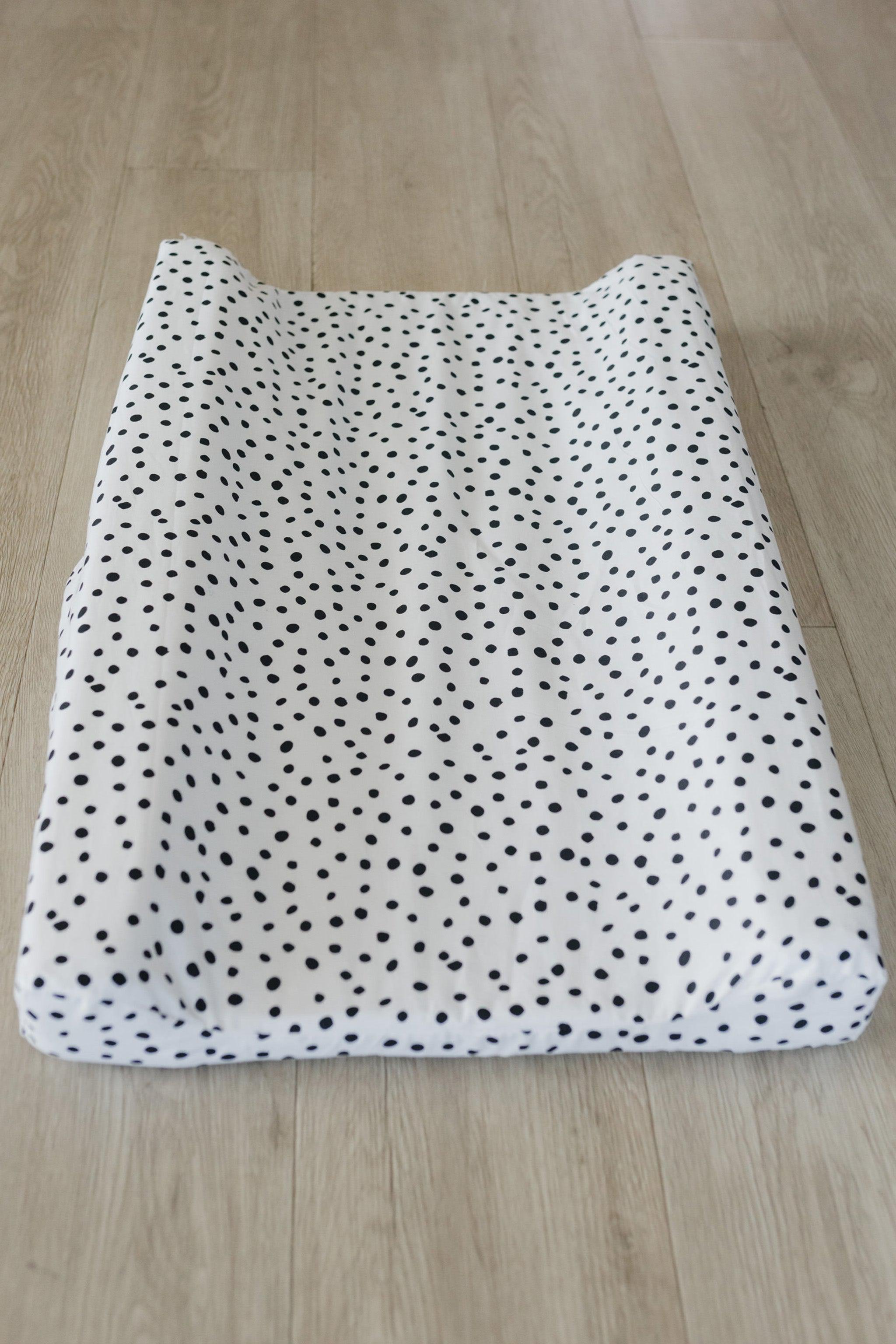 Spotted Cotton Changing Mat Cover - Ma Petite