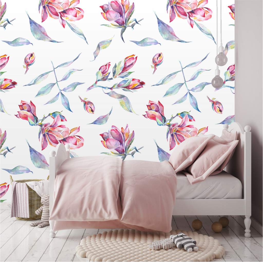Spring Peony Wallpaper-Wallpaper-Ma Petite