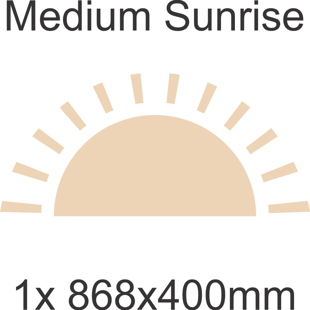 Sunrise Wall Sticker (Medium)