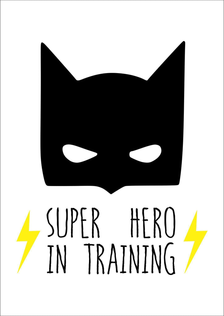 Superhero In Training - Acrylic Wall Print
