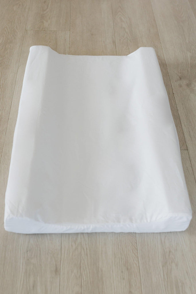 White Cotton Changing Mat Cover-Changing Mat Cover-Ma Petite