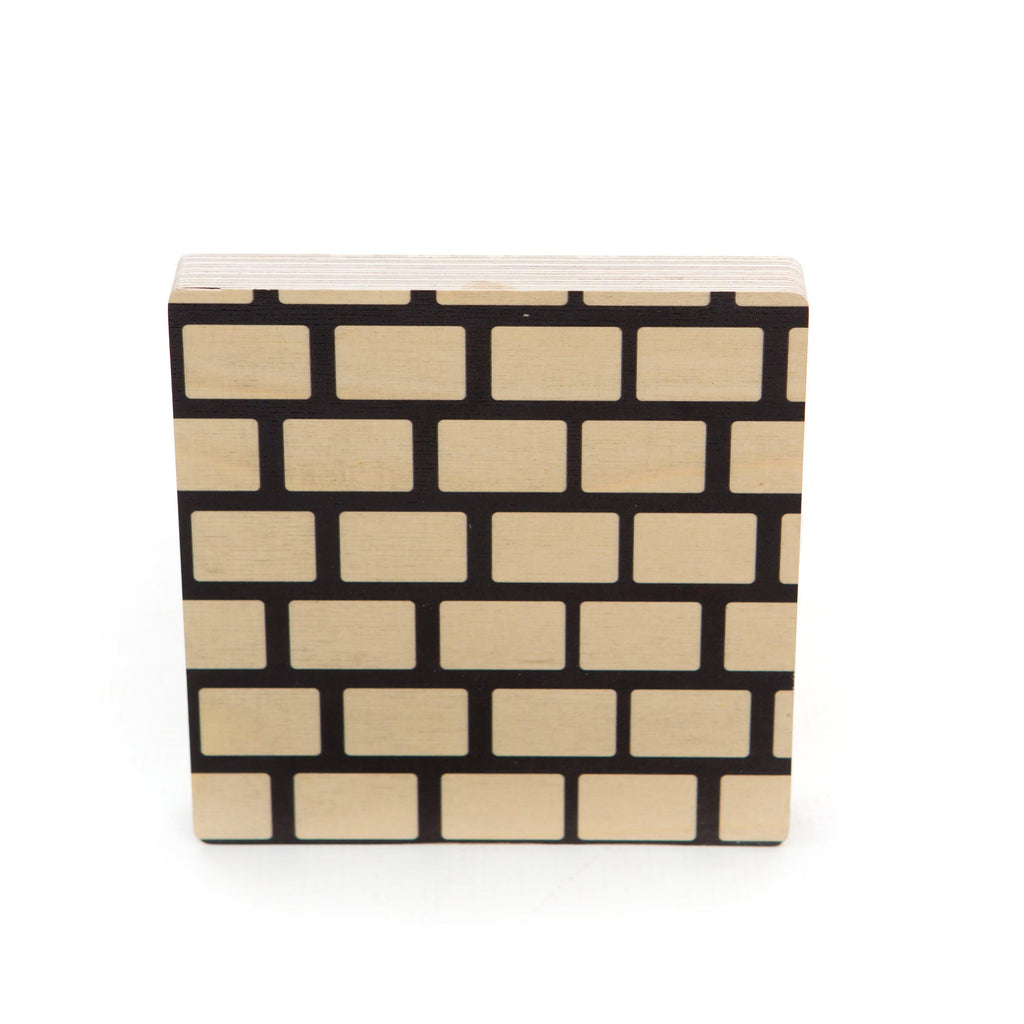 Wooden Brick Wall