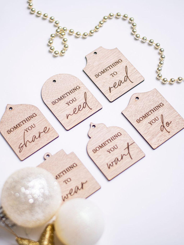 Wooden Gift Tags - Engraved-Ma Petite