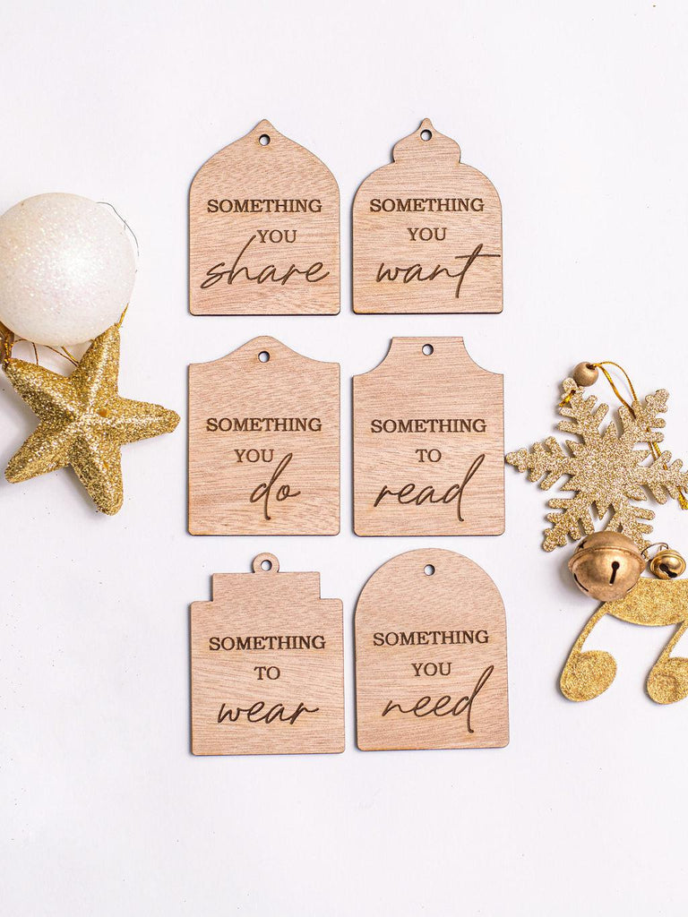 Wooden Gift Tags (pack of 60 - Engraved-Ma Petite