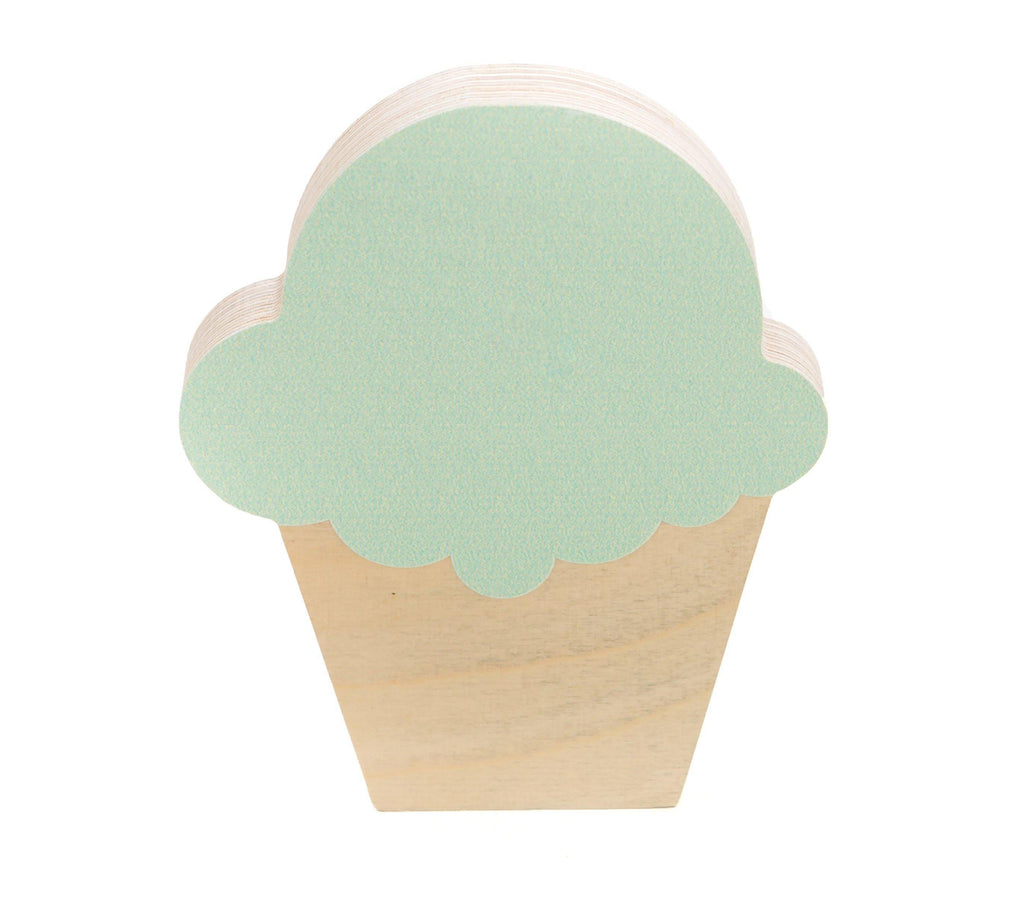 Wooden Ice Cream - Mint Green