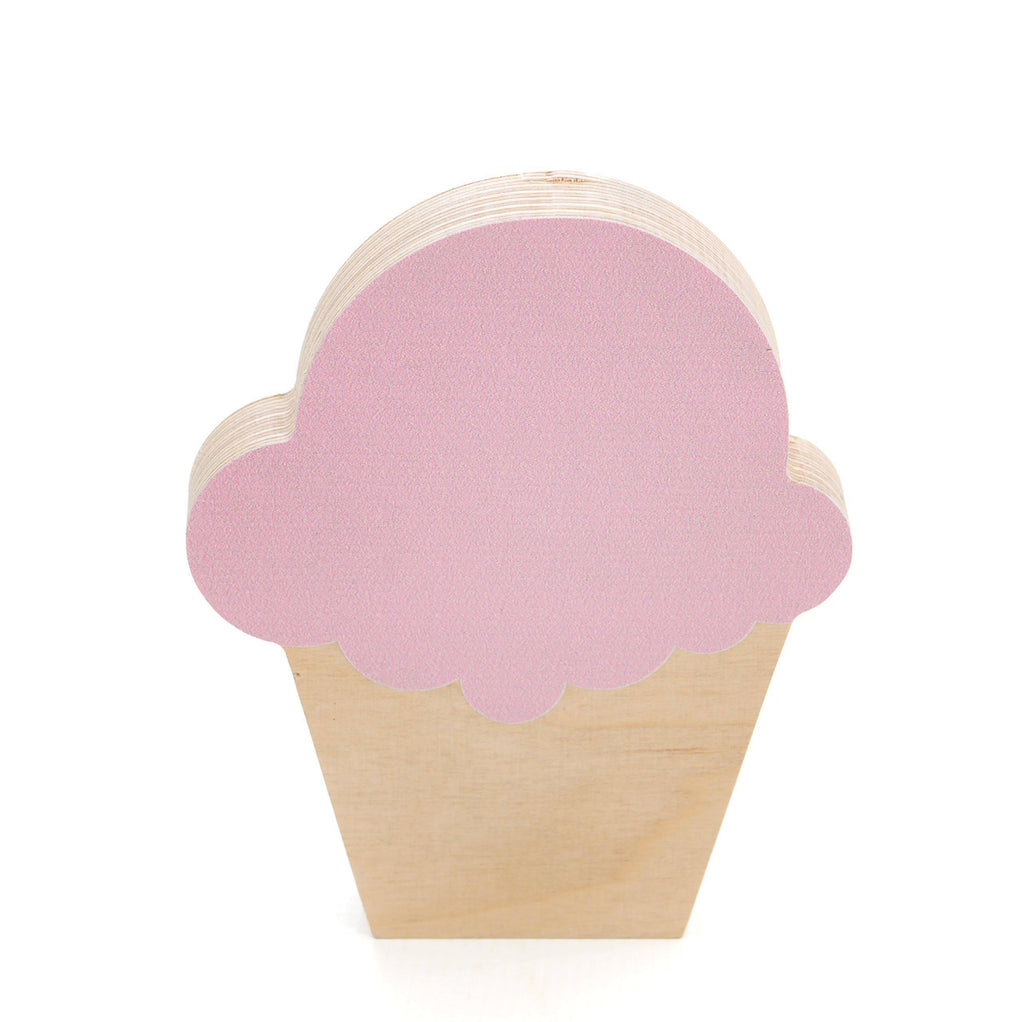 Wooden Ice Cream - Pink
