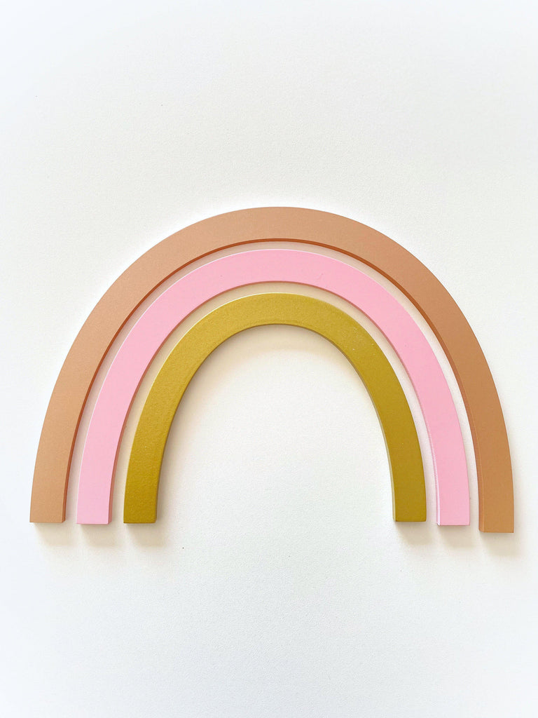 Wooden Rainbow (Round) - wall mounted