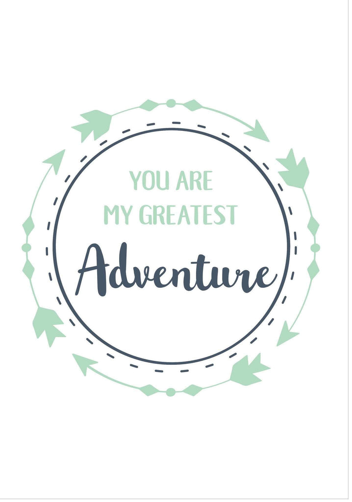 You Are My Greatest Adventure - Acrylic Wall Print